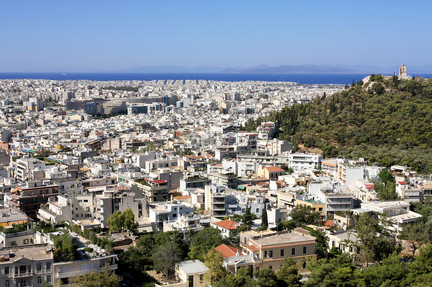 雅典中心旅行地标建筑人群建筑学历史阳台旅游街道图片