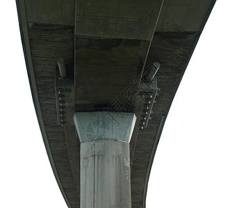 高速公路桥白色光束背景图片