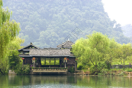 中华河滨海大厦乡村建筑物房屋建筑学房子建筑图片