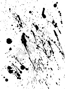 飞盘图标液体飞溅墨水滴水印迹插图斑点黑色原油水滴背景图片