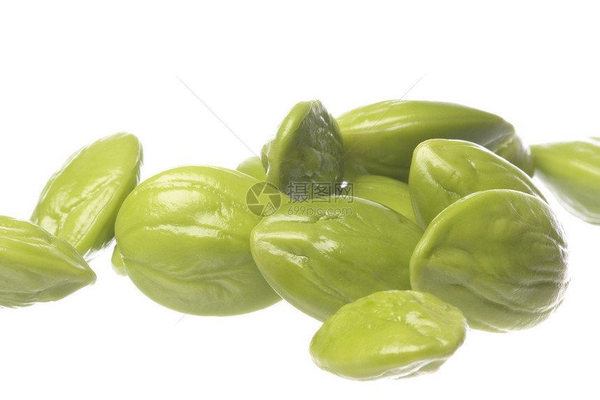 孤立的豆类蔬菜豆子食物宏观臭豆生产饮食营养图片