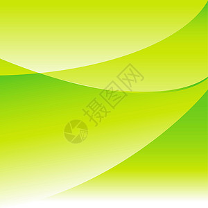 绿色抽象背景插图海浪剪贴空白波浪状背景图片