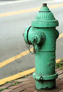 防火水管道街道民众绿色安全阀门插头金属背景图片