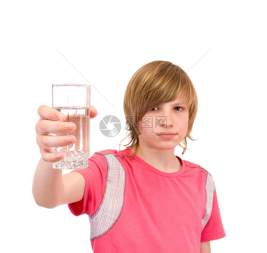 青少年饮水青年液体男生饮料口渴乐趣头发白色玻璃图片