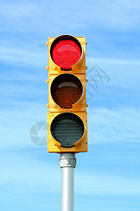 红色交通信号灯背景图片