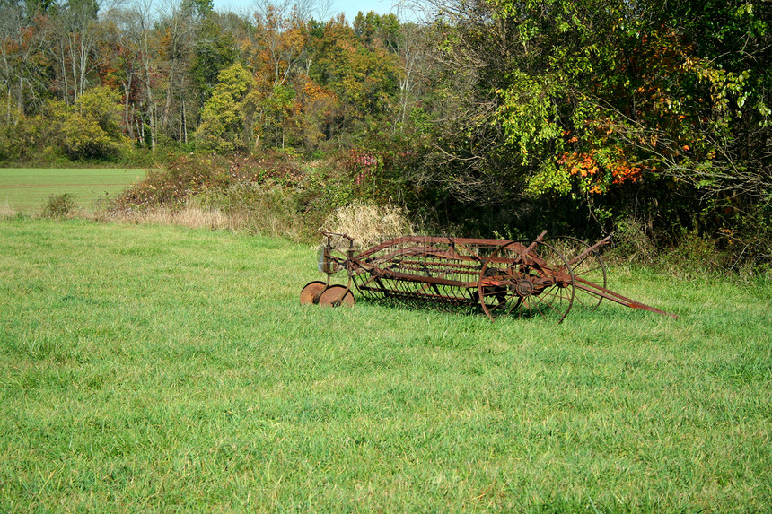 农场设备风光收成拖拉机田园农业国家乡村农作物农田农业机械图片