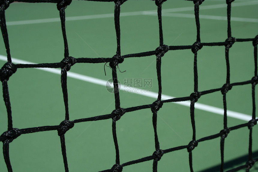 网球法院净额锻炼运动圆形白色活动球拍竞赛绿色娱乐图片