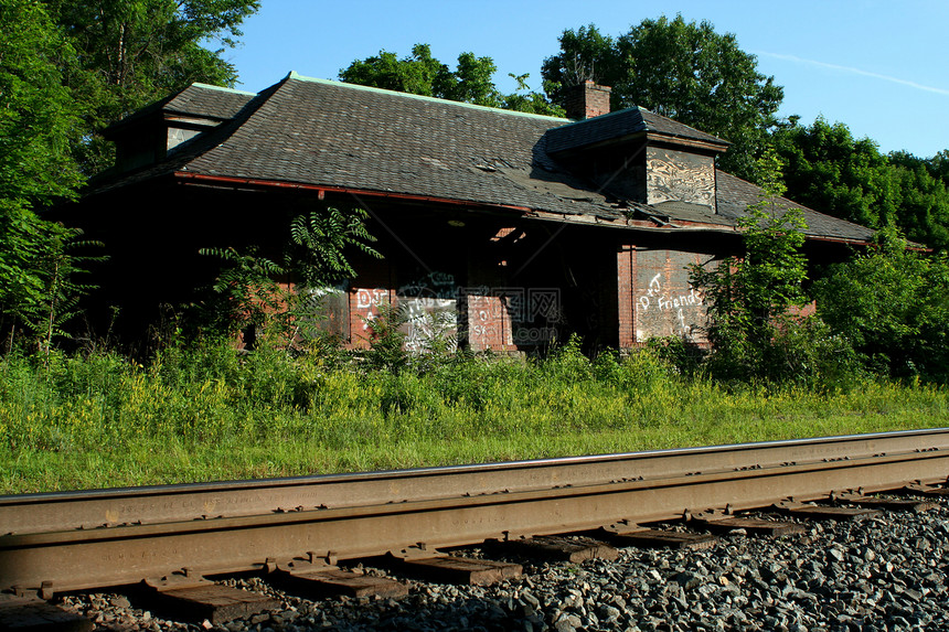 废弃火车站铁路运输建筑旅行图片