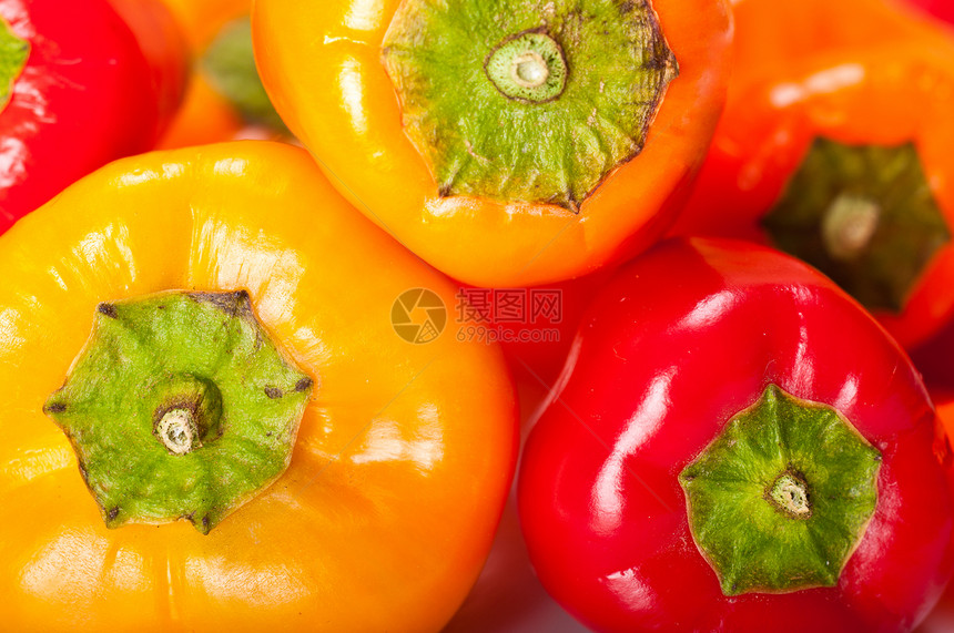 色彩多彩的胡椒厨房食物饮食营养烹饪橙子美食辣椒植物蔬菜图片