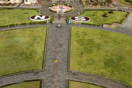 厄瓜多尔基多赤道线高清图片