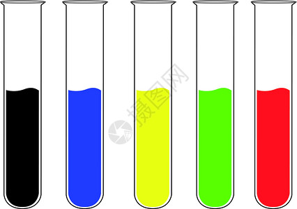 硅酸盐测试管玻璃科学药物教育危险管子蓝色化学化学品科学家设计图片