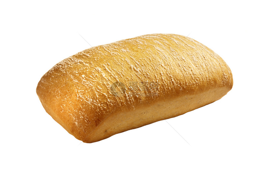 白色背景的新鲜面包糕点食物教会对象烘烤谷物图片