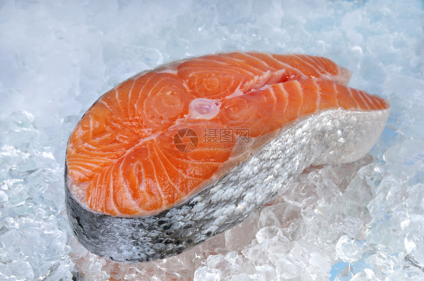 新鲜鲑鱼牛排美食市场鱼片食物橙子寿司牛扒海洋海鲜图片