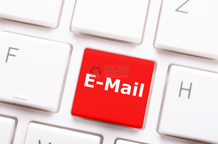 电子邮件电子白色钥匙键盘邮件网络按钮卡片互联网邮政图片