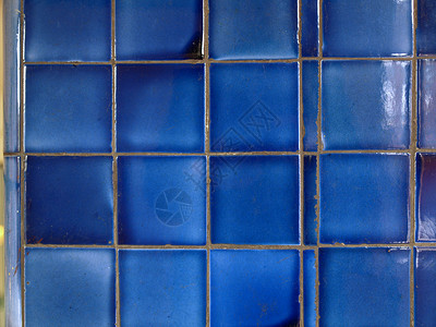 平铺牌马赛克蓝色材料背景图片