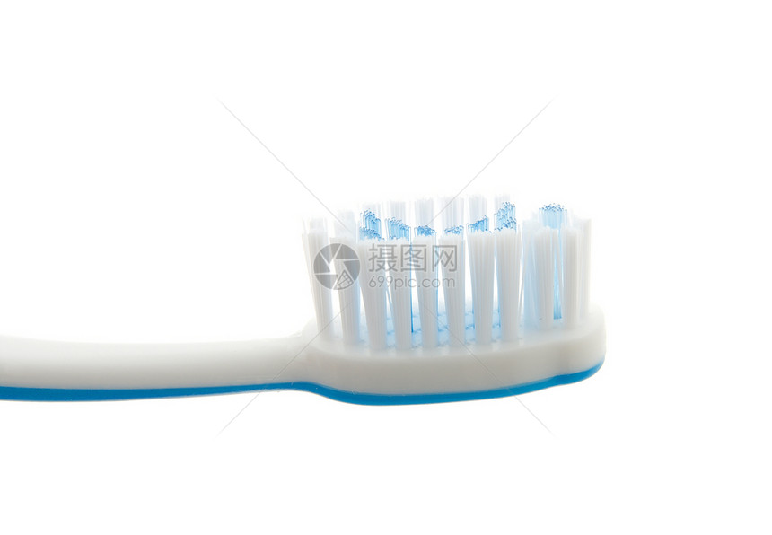 牙刷卫生浴室白色蓝色牙科清洁工牙齿薄荷图片