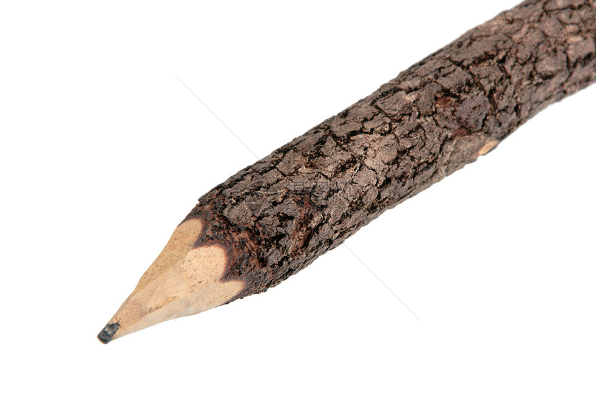单木铅笔的一部分图片