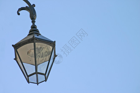切斯特旧街灯背景图片