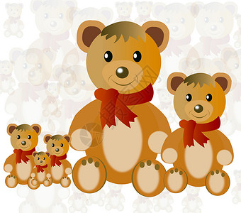 玩具幼儿泰迪熊背景图片