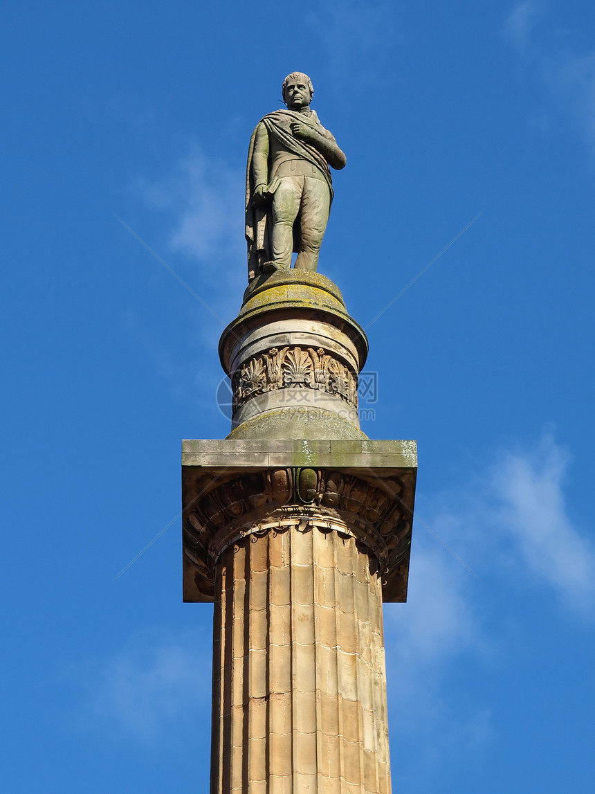 斯考特纪念碑 格拉斯哥雕像先生地标雕塑王国作家正方形纪念碑柱子图片