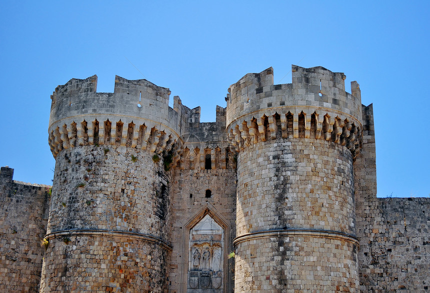 罗兹中世纪堡垒城市地标旅行建造城堡防御图片