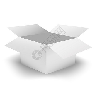 盒子纸板灰色运输阴影包装集装箱零件盒背景图片