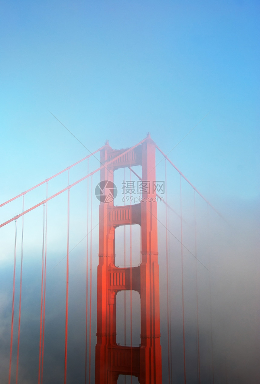 雾中金门大桥详情图片