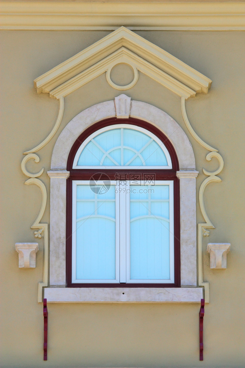 石头窗口房子绿色建筑植物历史性乡村城市古董窗户历史图片