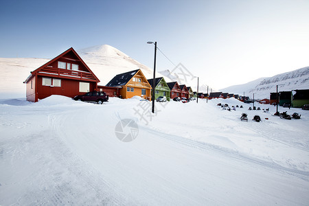 北方兵器城长年城市村庄建筑雪地软管踪迹旅游旅行游客摩托背景