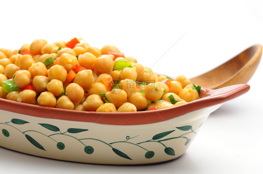 Chickpea 沙拉营养图片