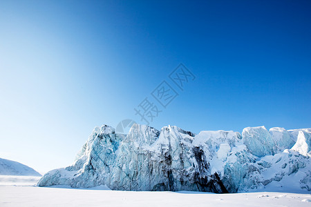 挪威冰川冰川风景地形蓝色气候冻结海洋场景海岸环境背景