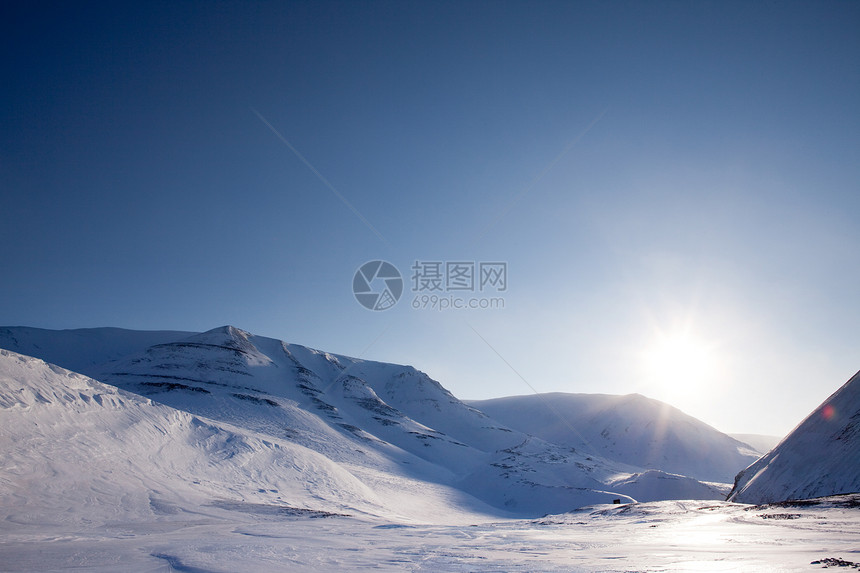 戏剧性冬季景观图片