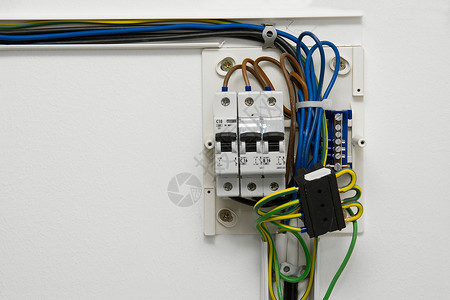 电力发电电子产品接线电路活力保险力量维修基础设施保险丝器具背景图片
