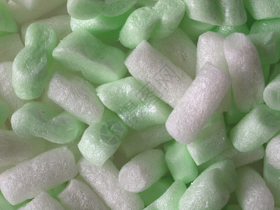 聚苯乙烯珠白色塑料绝缘珠子商业绿色包装材料背景图片