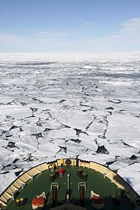 南极洲视图冻结破冰企鹅血管背景图片