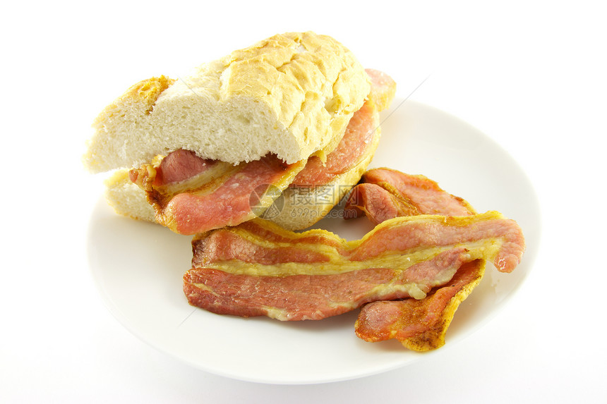 餐桌上的烹饪早餐物品油炸午餐生活盘子餐厅面包服务食物红色盐渍图片