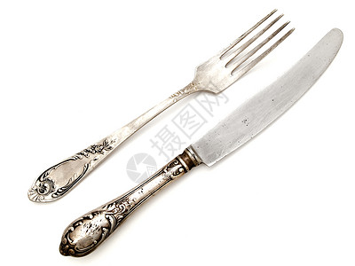 叉刀刀餐具刀具用具工具背景图片