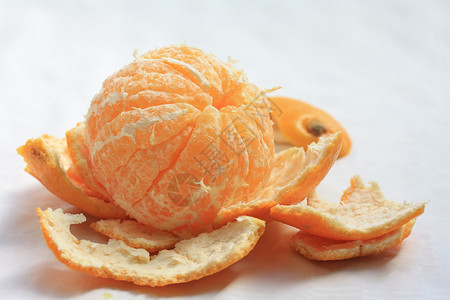 亚达纳普通中达纳叶子水果绿色饮食食物橙子柑桔白色果汁维生素背景