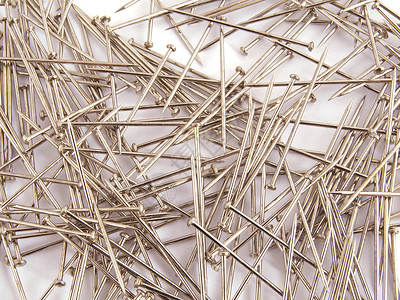 缝纫时使用的pin别针金属背景图片
