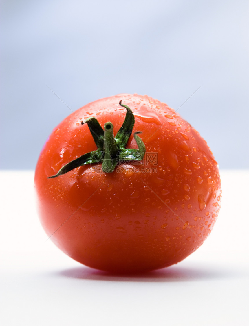 新鲜番茄食物红色蔬菜工作室宏观绿色活力图片