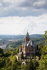 德国德拉钦堡城堡高清图片