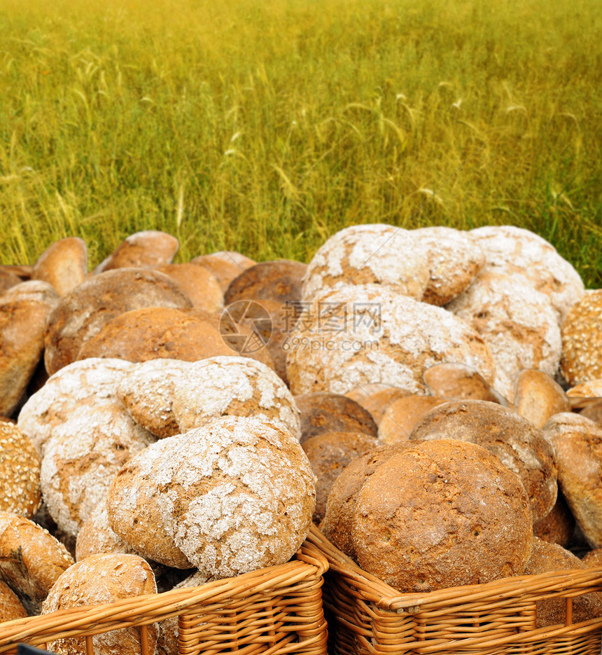 面包篮包子脆皮食物纤维篮子化合物谷物面团早餐饮食图片