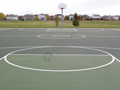娱乐休闲篮篮球法庭背景图片