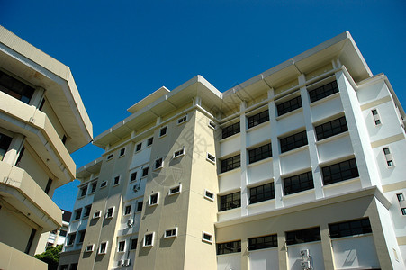大学建设天空教育机构蓝色建筑学建筑学院校园建筑物背景图片