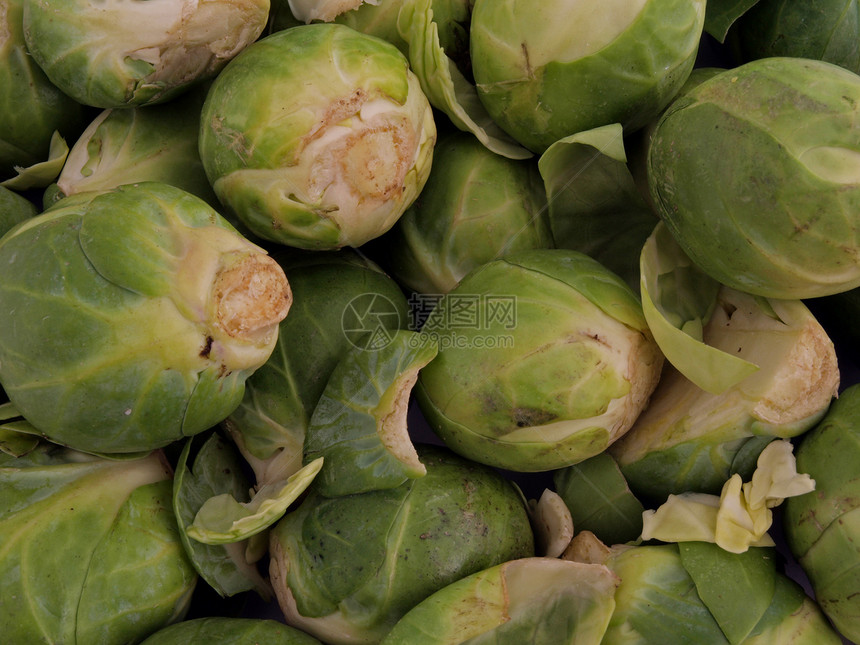 有机粗贝芽青菜饮食营养季节收成绿色市场烹饪花园食物图片