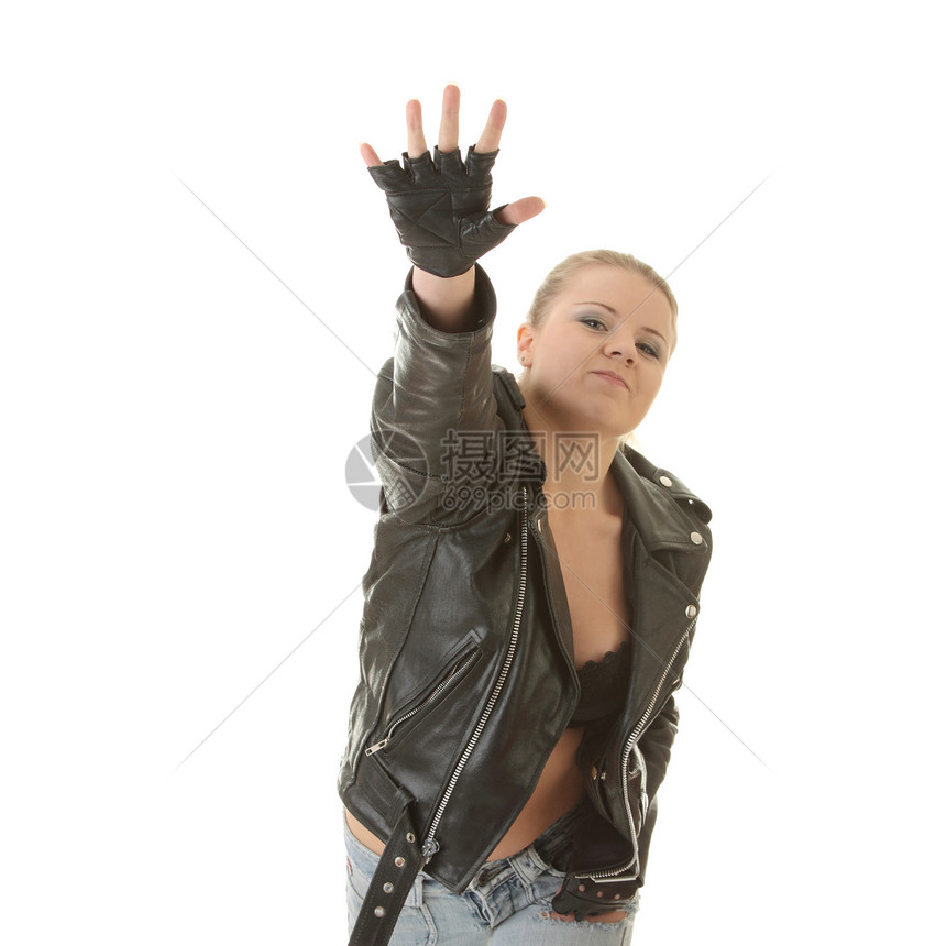 摇滚星皮肤拳头演员文化岩石投掷歌曲女士独奏黑发图片