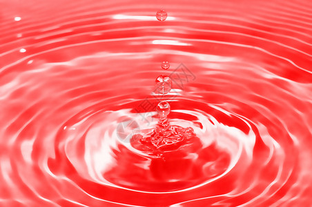 血滴水滴插图液体飞溅涟漪波浪背景图片