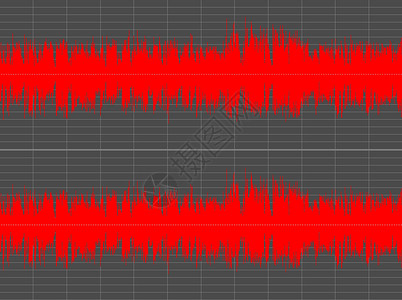 声音红色立体声渠道记录音乐背景图片