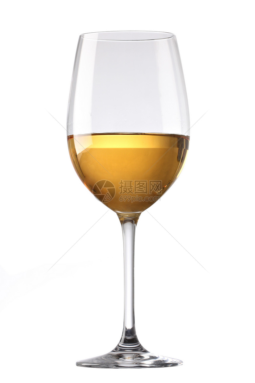 白葡萄酒杯黄色玻璃香味派对白色品酒水晶液体饮料庆典图片