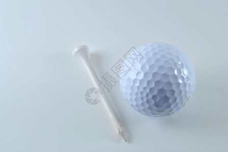 高尔夫球和小铁背景图片